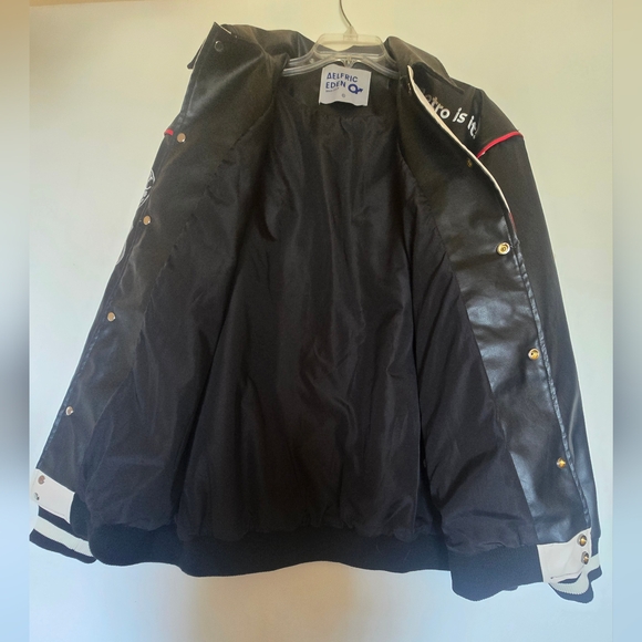 AELFRIC EDEN Stitching Motorcycle Jacket Unisex. Size XL - Picture 6 of 12